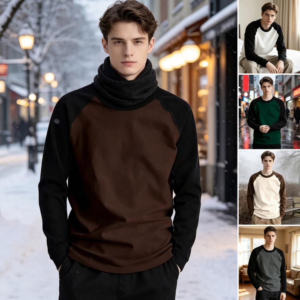 Base Layer Top - Удобная мягкая мужская футболка с круглым
