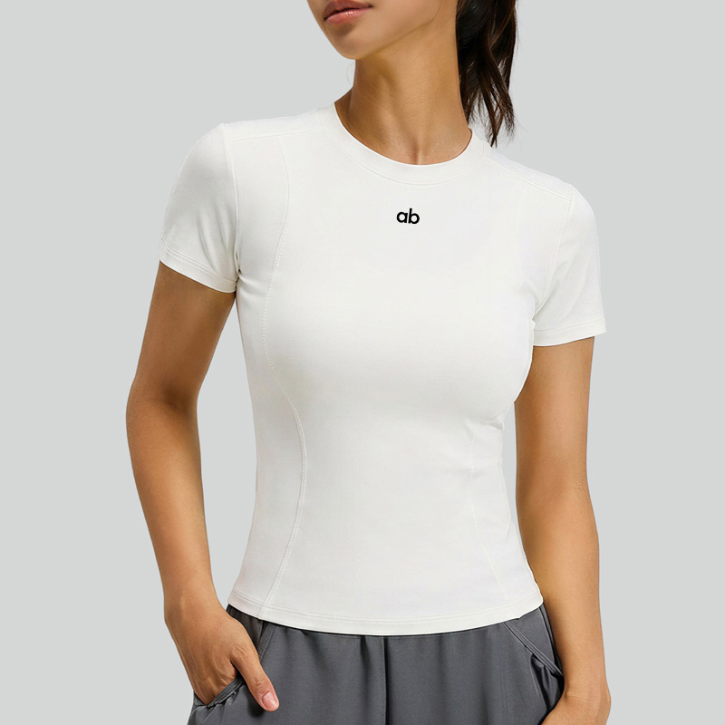 T Shirt Tight Fit - Летняя женская футболка для йоги нового