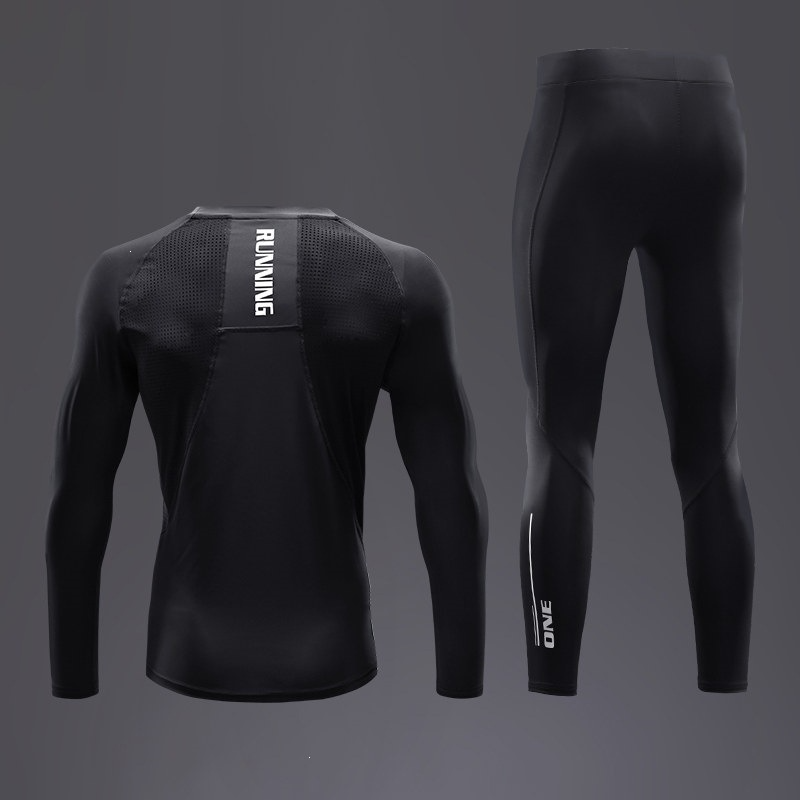 Compression Long Pant - Мужской быстросохнущий компрессионный спортивный костюм с