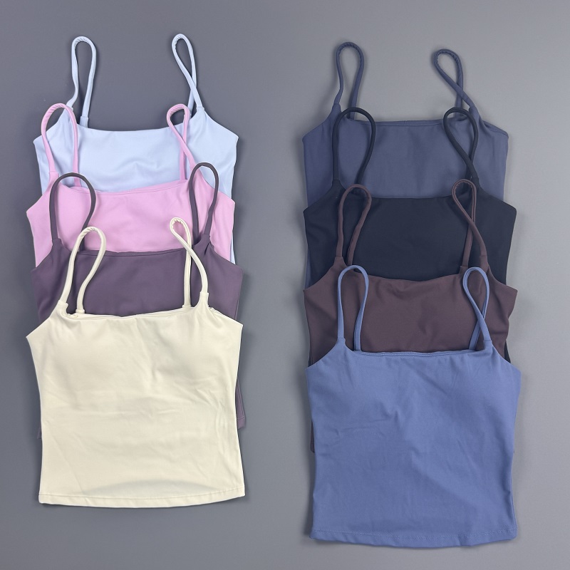Suspender Tank Top - Женский топ для спортзала с тонкими