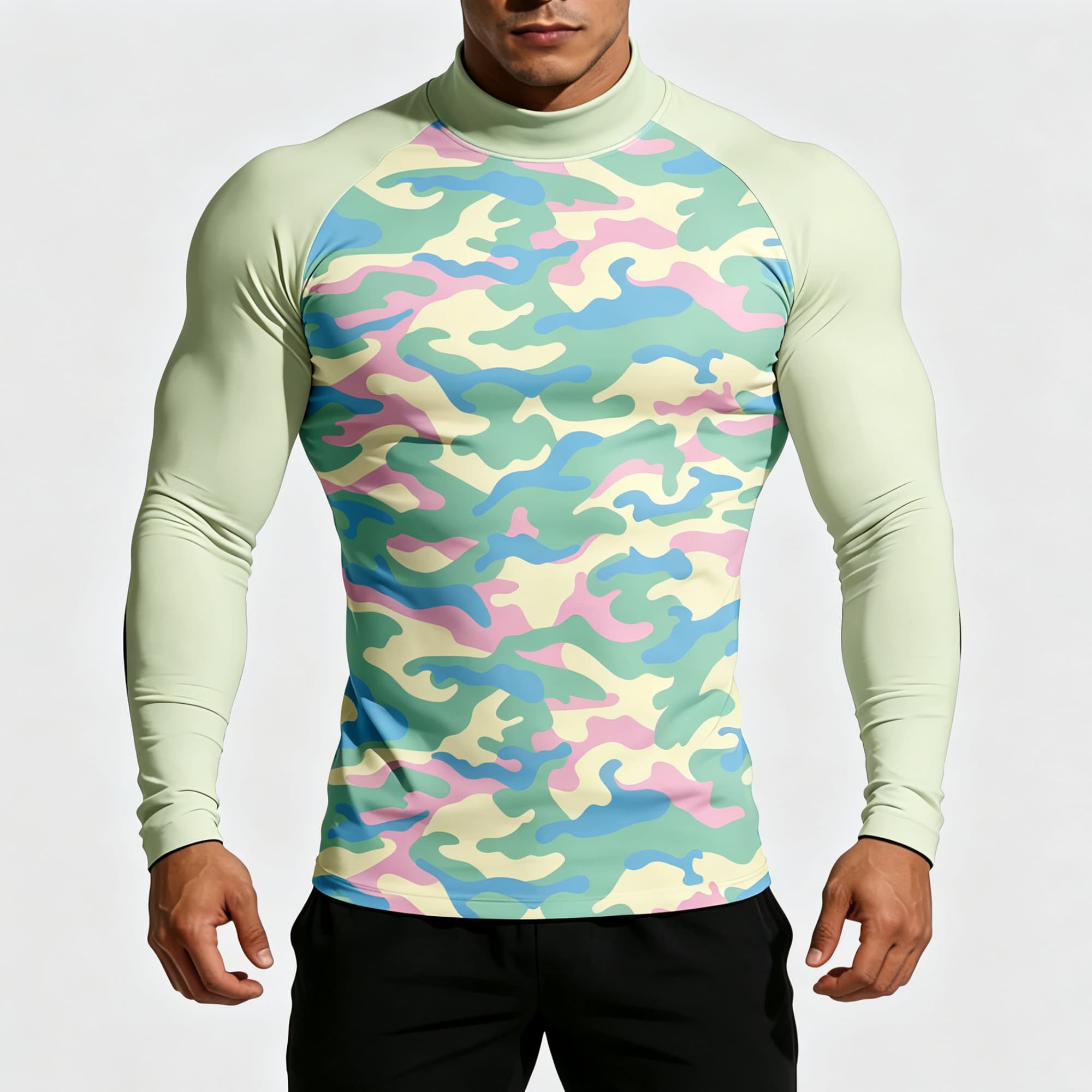 Мужская футболка с пастельным  – обзор и цена Base Layer Top